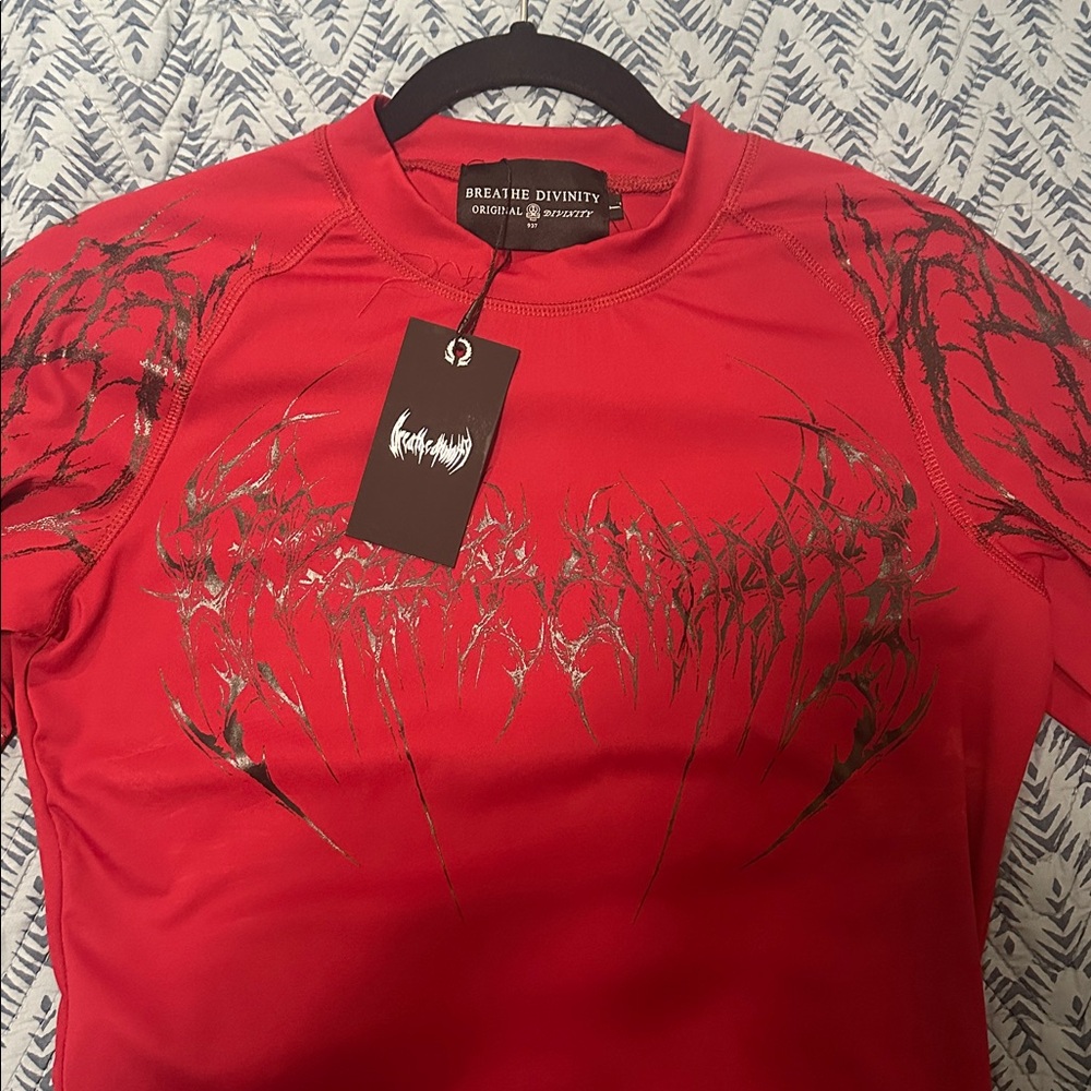 Void Tech™ Soul Decay longsleeve Compression [CRIMSON RED]
